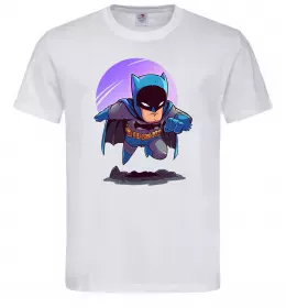 Мужская футболка Бетмен силует Ярко-синий фото