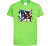 Детская футболка Капітан Америка Месники Лаймовый фото