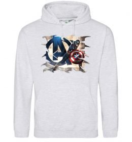 Мужская толстовка (худи) Капітан Америка Месники