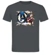 Чоловіча футболка Капітан Америка Месники Графіт фото