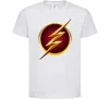 Дитяча футболка Лого Флеш Білий Дитяча футболка Лого Флеш Білий фото