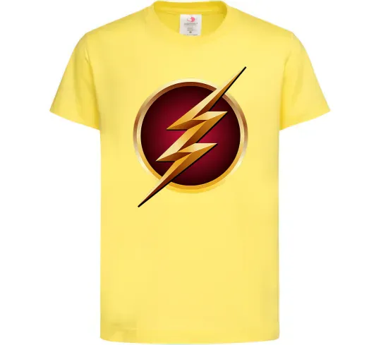 Дитяча футболка Лого Флеш Лимонний фото