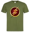 Чоловіча футболка Лого Флеш Оливковий фото
