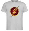 Чоловіча футболка Лого Флеш Сірий фото