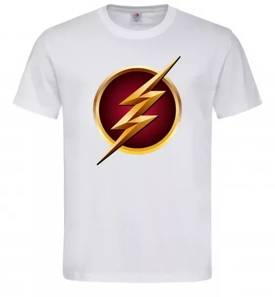 Чоловіча футболка Лого Флеш Білий фото