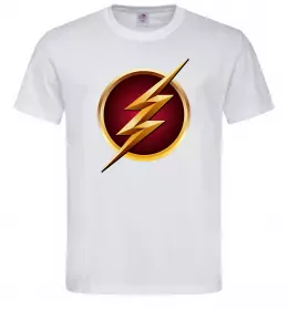 Мужская футболка Лого Флеш Белый фото