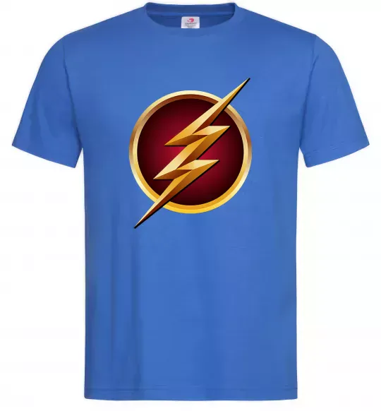 Чоловіча футболка Лого Флеш Яскраво-синій фото