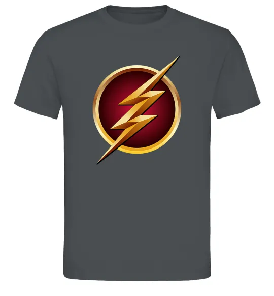 Чоловіча футболка Лого Флеш Графіт фото