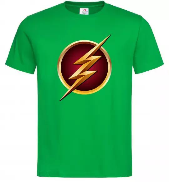 Чоловіча футболка Лого Флеш Зелений фото