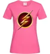Жіноча футболка Лого Флеш Яскраво-рожевий фото