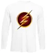 Лонгслів Лого Флеш Білий фото