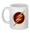 Чашка керамічна Лого Флеш Білий фото