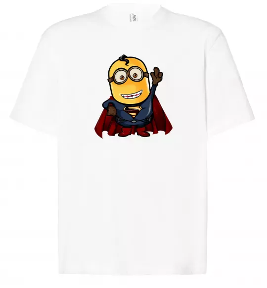 Футболка Оверсайз Супер Міньйон Белый фото