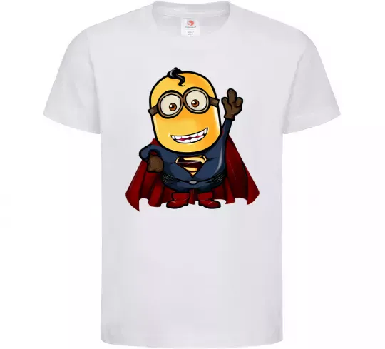 Дитяча футболка Супер Міньйон Білий фото