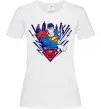 Женская футболка Supermen comic Белый фото
