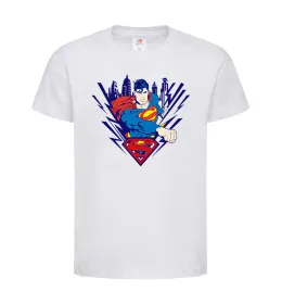 Детская футболка Supermen comic Белый фото