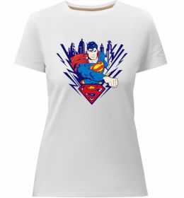 Женская премиум футболка Supermen comic