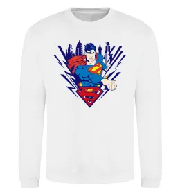 Свитшот Supermen comic Белый фото