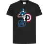 Детская футболка Steve Rogers Черный фото