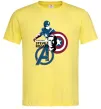 Мужская футболка Steve Rogers Лимонный фото