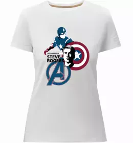 Женская премиум футболка Доктор Стрендж скло Белый фото