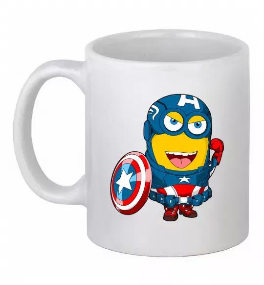 Чашка керамическая Міньйон Капітан Белый фото
