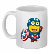 Чашка керамическая Міньйон Капітан Белый фото