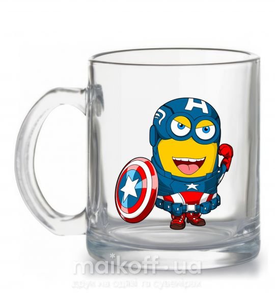 Чашка стеклянная Миньон Капитан Прозрачный фото