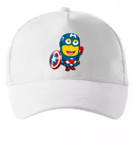 Кепка Міньйон Капітан Белый фото