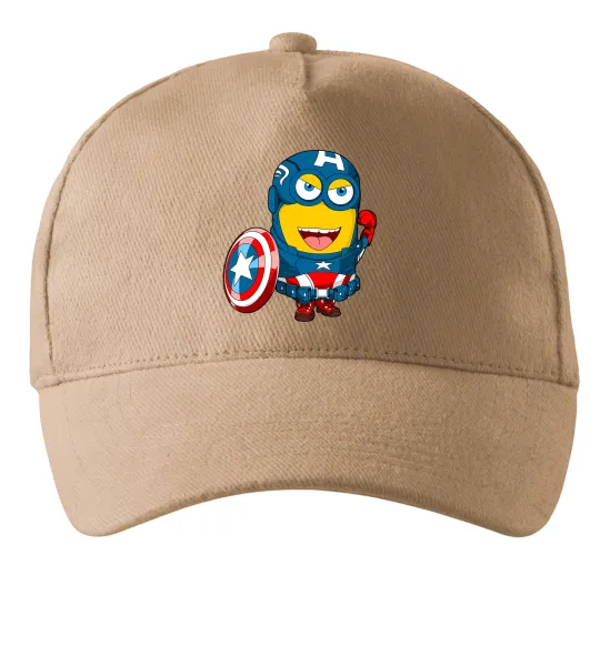 Кепка Міньйон Капітан Песочный фото