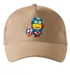 Кепка Міньйон Капітан Песочный фото