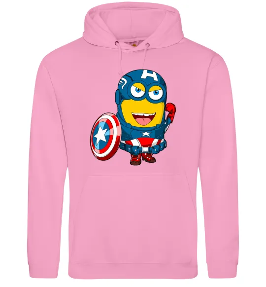 Жіноча толстовка (худі) Міньйон Капітан Рожевий фото