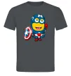 Мужская футболка Міньйон Капітан Графит фото