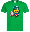 Мужская футболка Міньйон Капітан Зеленый фото