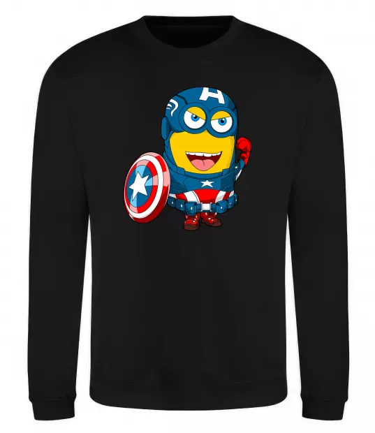 Світшот Міньйон Капітан Чорний фото