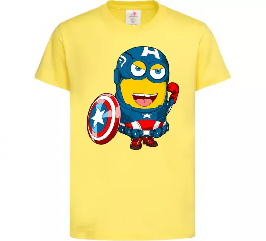 Детская футболка Міньйон Капітан Лимонный фото