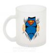 Чашка стеклянная Супермен рубашка Фроузен фото