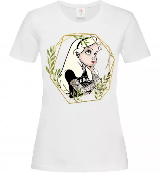 Женская футболка Princess Jack Daniels Белый фото
