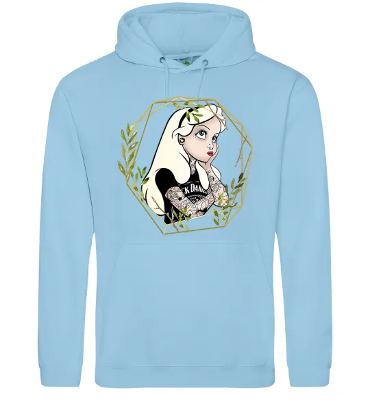 Чоловіча толстовка (худі) Princess Jack Daniels Блакитний фото