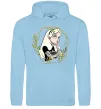 Чоловіча толстовка (худі) Princess Jack Daniels Блакитний фото
