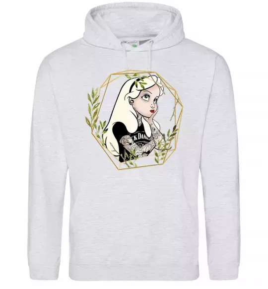 Жіноча толстовка (худі) Princess Jack Daniels Сірий меланж фото