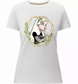 Женская премиум футболка Попелюшка з парфумами Белый фото Женская премиум футболка Попелюшка з парфумами Белый фото