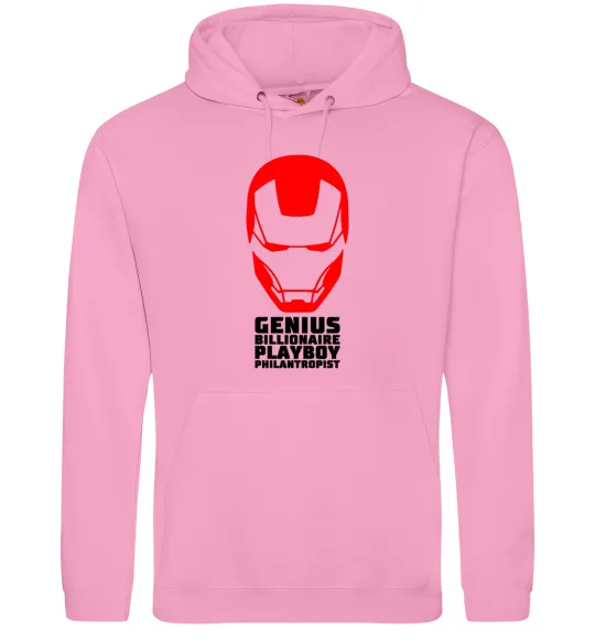 Жіноча толстовка (худі) Genius billionaire playboy philantropist Рожевий фото