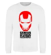 Свитшот Genius billionaire playboy philantropist Белый фото
