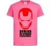 Дитяча футболка Genius billionaire playboy philantropist Яскраво-рожевий Дитяча футболка Genius billionaire playboy philantropist Яскраво-рожевий фото