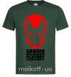 Мужская футболка Genius billionaire playboy philantropist Темно-зеленый фото