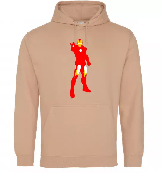 Чоловіча толстовка (худі) Iron man costume Пісочний фото