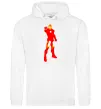 Жіноча толстовка (худі) Iron man costume Білий фото