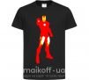 Дитяча футболка Iron man costume Чорний фото