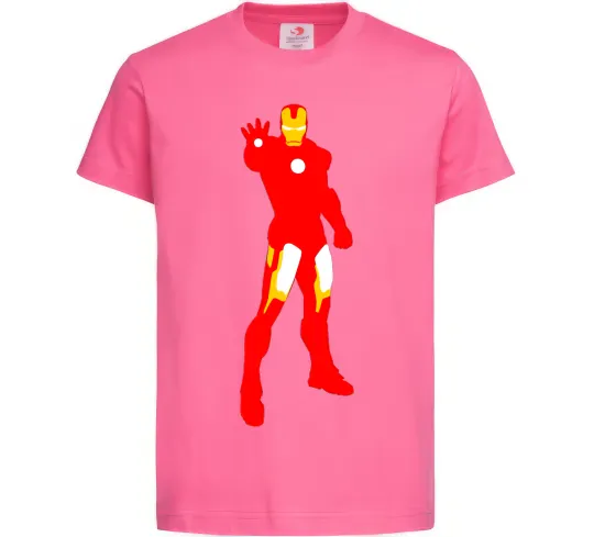 Детская футболка Iron man costume Ярко-розовый фото